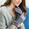 Mirabella Shopping DE 200000394 Weiches Blau ModernFashion™ Damen Winterhandschuhe mit Touchscreen Fingerspitze | 100% warme Hände