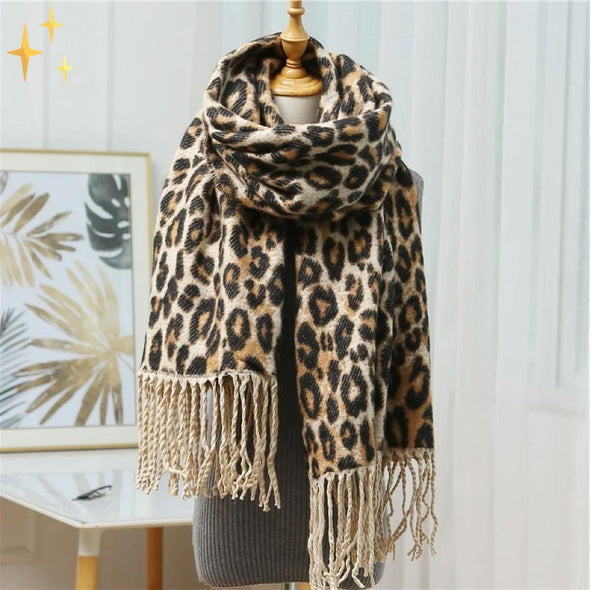 Mirabella Shopping DE 200000399 30% RABATT Mirabella™ Megan Leoparden-Print Schal | Wunderbar warm und modisch durch die kalte Jahreszeit