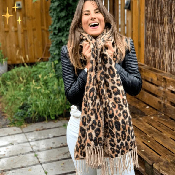 Mirabella Shopping DE 200000399 30% RABATT Mirabella™ Megan Leoparden-Print Schal | Wunderbar warm und modisch durch die kalte Jahreszeit