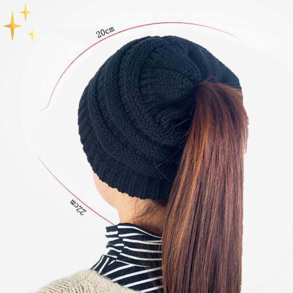 Mirabella Shopping DE 200000447 Mirabella™ Winter Ponytail Hat | Ihr Haar immer im Stil und wunderbar warm