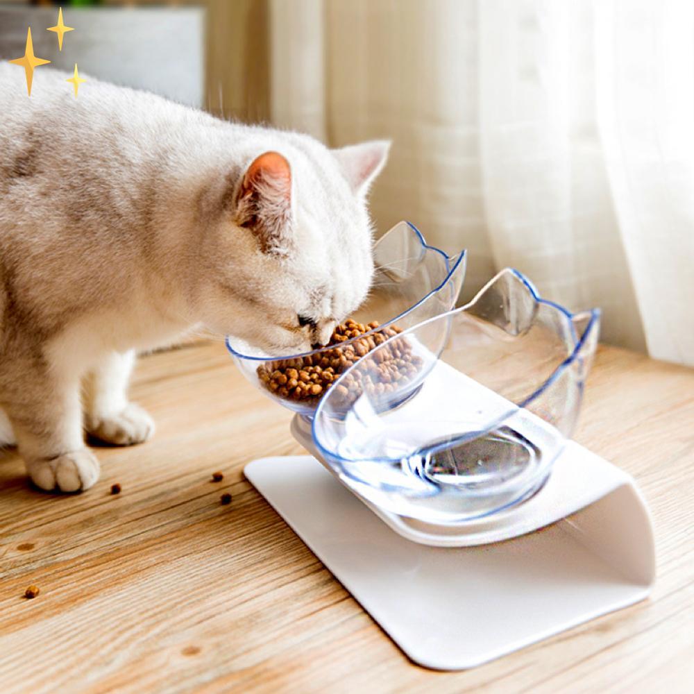 Mirabella Shopping DE 200003694 Transparent PETDesign™ Orthopädische Katzenfütterung | Das bestbewährte Design für die Gesundheit Ihrer Katze