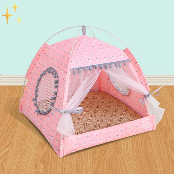 Mirabella Shopping DE 200003700 50% RABATT / Hellrosa / S Cat Tent™ | Das niedlichste, 100% realistische Zelt für Ihre Katze