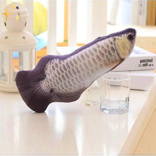 Mirabella Shopping DE 200003701 Arowana LovingCats™ Bewegliche Spielzeugfische | Die beste Lösung, um Ihre Katze fit und gesund zu halten