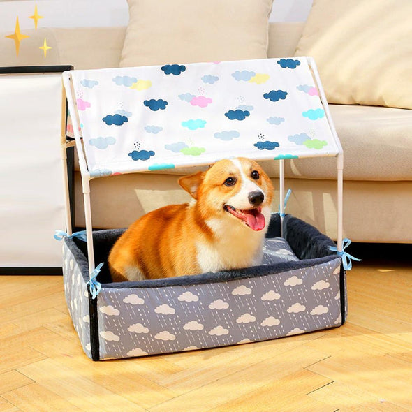 Mirabella Shopping DE 200003745 50% RABATT / Dunkelblau PetTerrace™ Pets Chic Sleep Terrace | Nur das Beste für Ihren liebenswerten vierbeinigen Freund