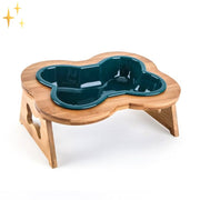 Mirabella Shopping DE 200003781 Grün DESIGNPet™ Keramik-Futternapf für Hunde und Katzen | Das beste bewährte Design für die Gesundheit Ihres Haustiers