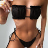Mirabella Shopping DE 200004279 50% RABATT / Schwarz / S Mirabella™ Shelly Strapless Shells Bikini | Heben Sie sich mit dem originellsten Bikini am Strand ab