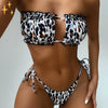 Mirabella Shopping DE 200004279 50% RABATT / Weißer Leopard / S Mirabella™ Shelly Strapless Shells Bikini | Heben Sie sich mit dem originellsten Bikini am Strand ab