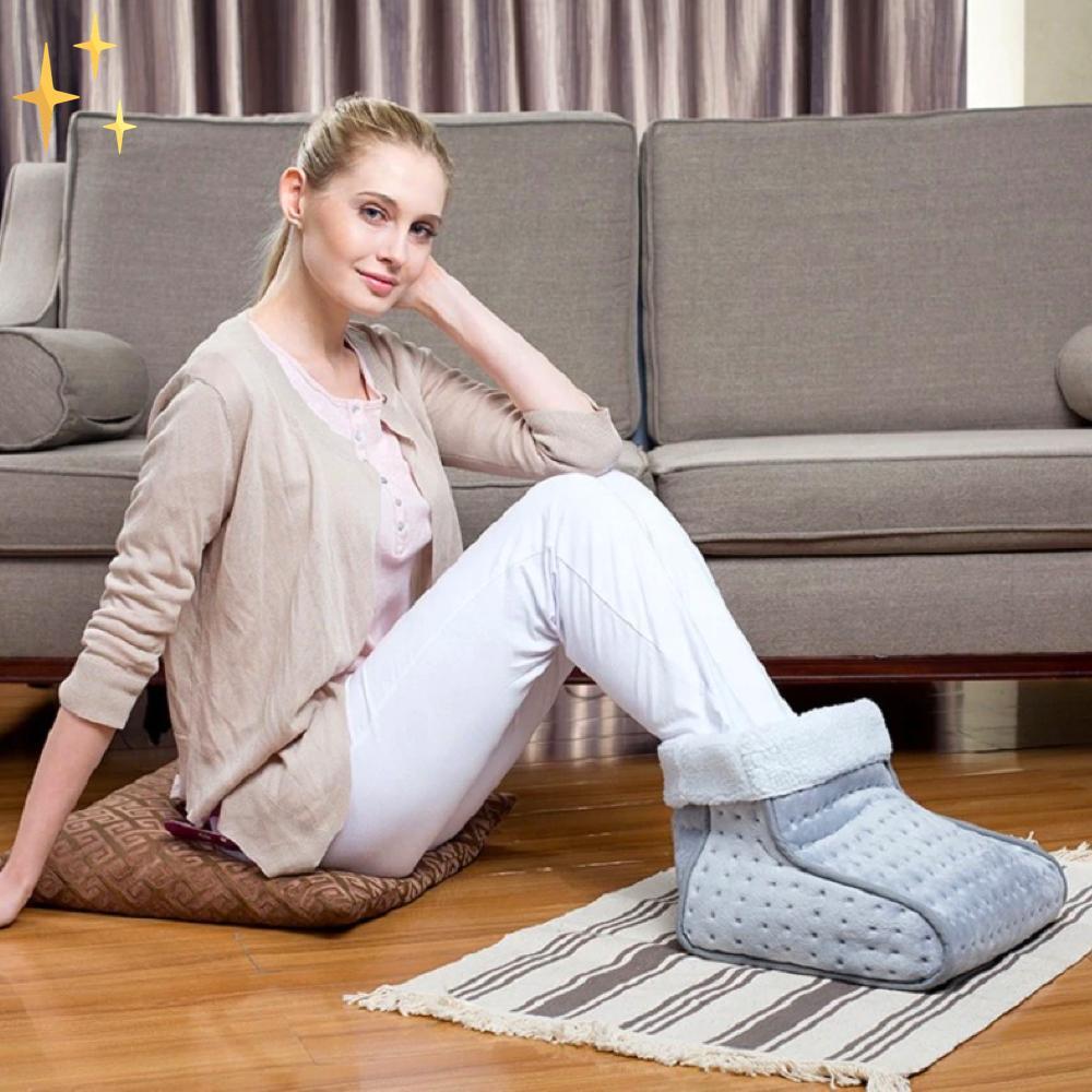 Mirabella Shopping DE 200038144 Grau - AUSVERKAUFT WinterWarm™ Elektrische Fußwärmer | Keine kalten Füße mehr