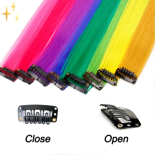 Mirabella Shopping DE 200167145 13 + 13 GRATIS insgesamt 26 EasyLocks™ / 50% RABATT EasyLocks™ Realistische Extensions mit Haarclip | Kreieren Sie die schönsten Haarkreationen ohne Schaden | Vorübergehend 13 Farben + 13 KOSTENLOSE