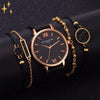 Mirabella Shopping DE 200363144 XII O'Clock Analog Quarz-Uhr Luxury Set + 4 FREE Armbänder | Stilvoll und glorreich durch die Feiertage