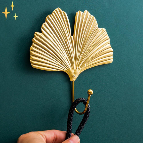 Mirabella Shopping DE 200377144 2 + 2 GRATIS (4 verschiedene wie auf dem Bild) HomeGoods™ Goldene Muscheln Wandaufhänger | Das schönste Wohnaccessoire | 2 + 2 GRATIS