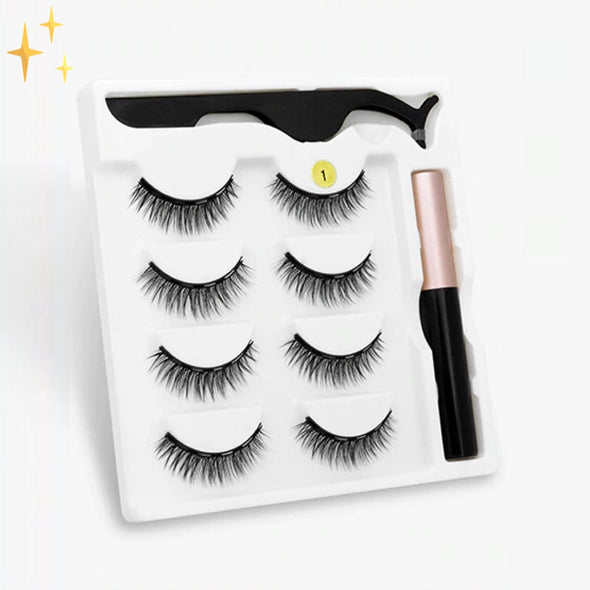 Mirabella Shopping DE 201222921 LashNetic™ Magnetic Eyelashes | Ein femininer, selbstbewusster Look ohne lästigen Kleber! Inkl. Eyeliner und Applikator | Vorübergehend: 2 + 2 GRATIS!