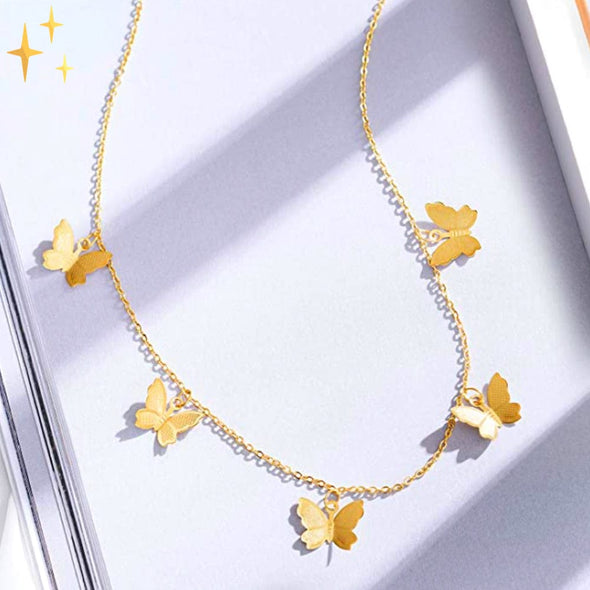 Mirabella Shopping DE 201235007 65% RABATT Sacha Fiente™ Frühling Schmetterlingshalskette | Das perfekte Accessoire für den Frühling