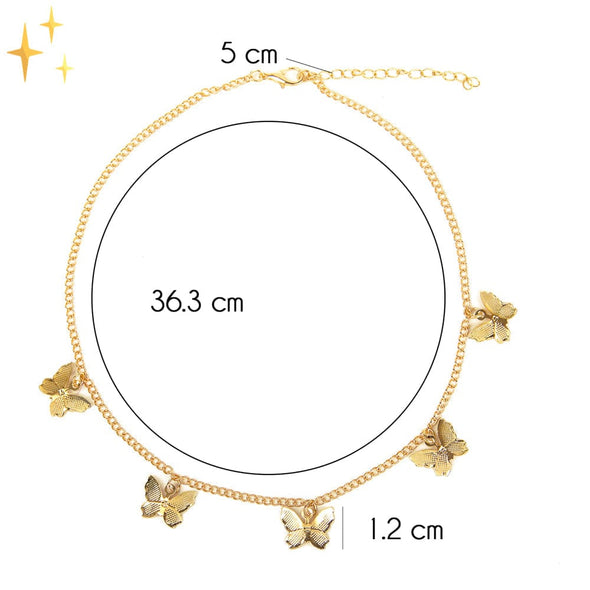 Mirabella Shopping DE 201235007 65% RABATT Sacha Fiente™ Frühling Schmetterlingshalskette | Das perfekte Accessoire für den Frühling