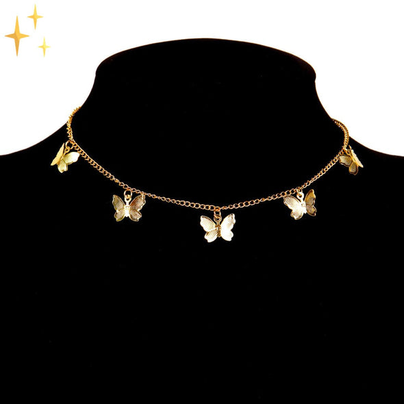 Mirabella Shopping DE 201235007 65% RABATT Sacha Fiente™ Frühling Schmetterlingshalskette | Das perfekte Accessoire für den Frühling