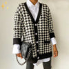 Mirabella Shopping DE 201236303 70% RABATT / S Mirabella™ Pascalle Houndstooth Cardigan | Schön warm und stilvoll, der perfekte Lagenlook