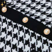 Mirabella Shopping DE 201236303 Mirabella™ Pascalle Houndstooth Cardigan | Schön warm und stilvoll, der perfekte Lagenlook