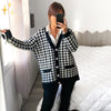 Mirabella Shopping DE 201236303 Mirabella™ Pascalle Houndstooth Cardigan | Schön warm und stilvoll, der perfekte Lagenlook