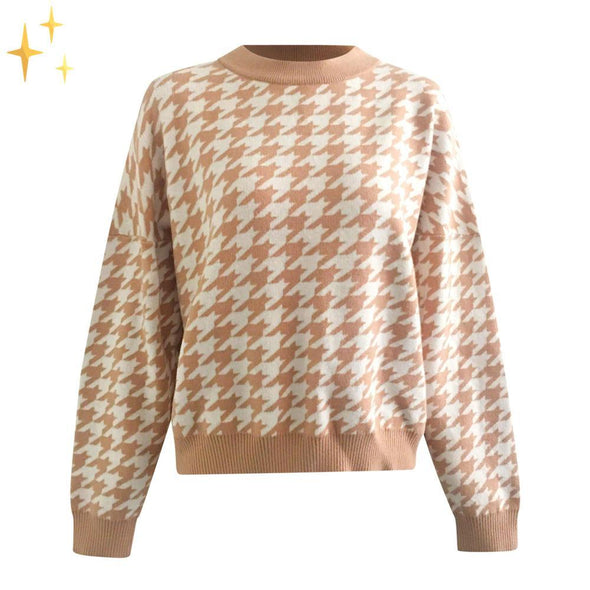 Mirabella Shopping DE 201240203 Mirabella™ Elise Pied-de-Poule Trui | Klassieke Mode in een Moderne Shape