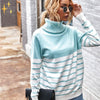 Mirabella Shopping DE 201240203 Mirabella™ Isabella Turtleneck Stripes Sweater | Kompletter Schutz vor Kälte