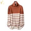 Mirabella Shopping DE 201240203 Mirabella™ Isabella Turtleneck Stripes Sweater | Kompletter Schutz vor Kälte