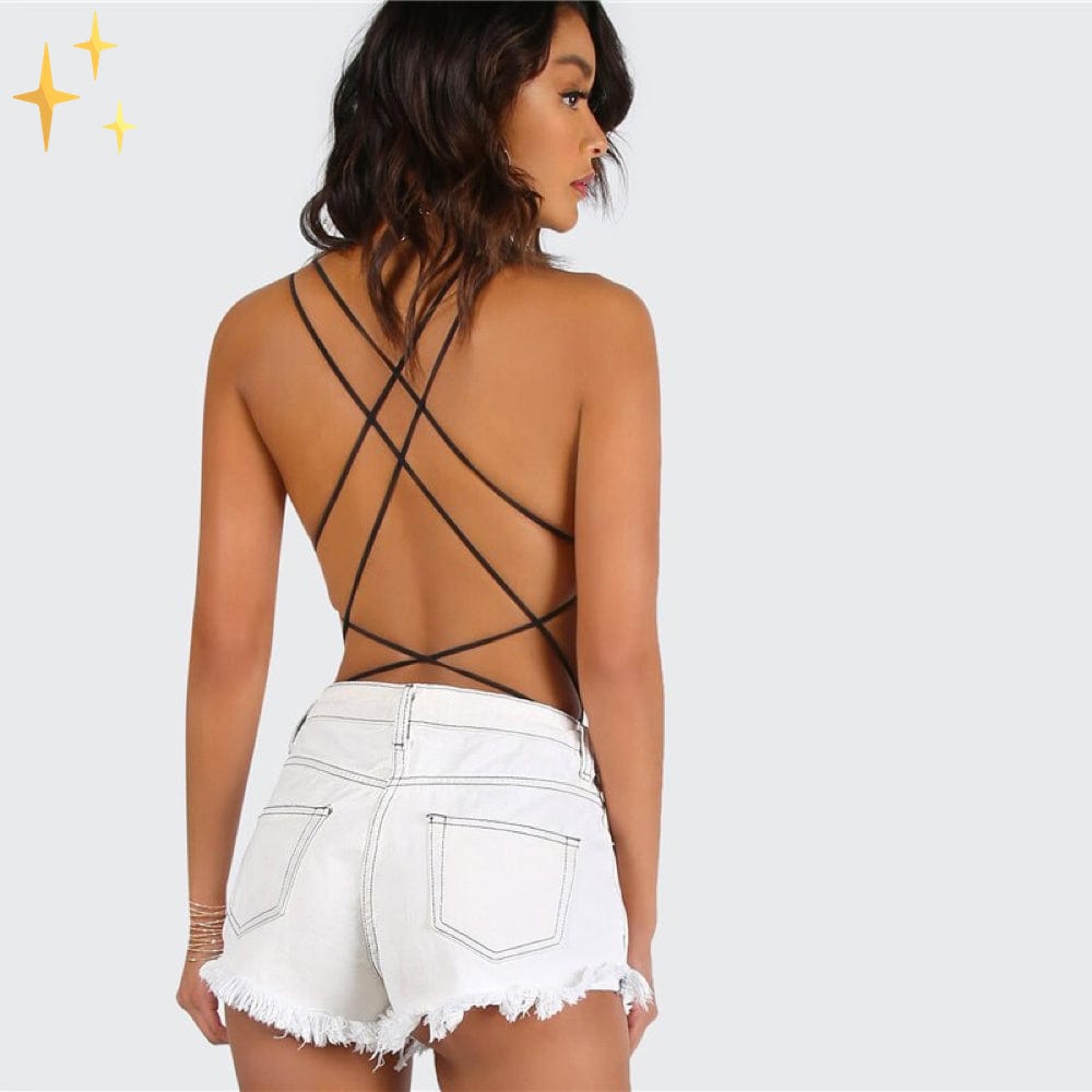 Mirabella Shopping DE 201531501 Mirabella™ Ashley Bodysuit mit offenem Rücken | Ein hinreißender sexy Look