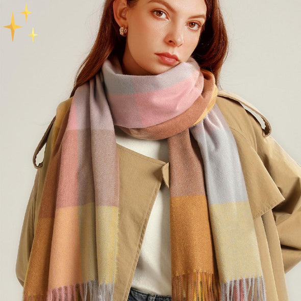 Mirabella Shopping DE 201532301 50% RABATT / Pastellfarben - AUSVERKAUFT Mirabella™ Florentina Frühlingsschal - Wunderbar warm und modisch durch den Frühling