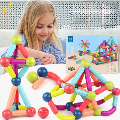 Mirabella Shopping DE 50 % RABATT / 42 Stücke BuildIt™ Magnetische Bauklötze | Spielen und bauen Sie mit Ihrem Kind auf spielerische Art und Weise