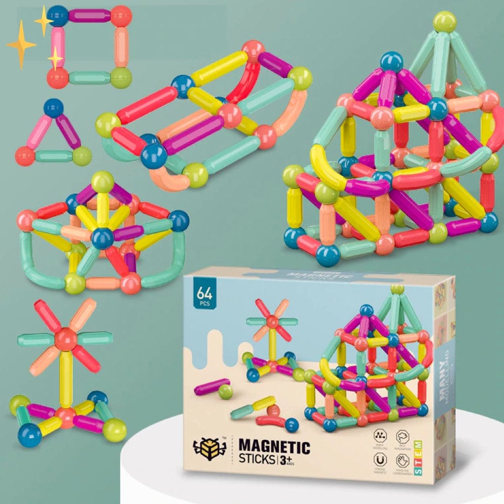 Mirabella Shopping DE 50 % RABATT / 42 Stücke BuildIt™ Magnetische Bauklötze | Spielen und bauen Sie mit Ihrem Kind auf spielerische Art und Weise