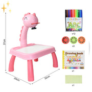 Mirabella Shopping DE 50% RABATT / Rosa - AUSVERKAUFT DrawIt™ Projektor-Zeichentafel | Pädagogisches Spiel mit Ihrem Kind