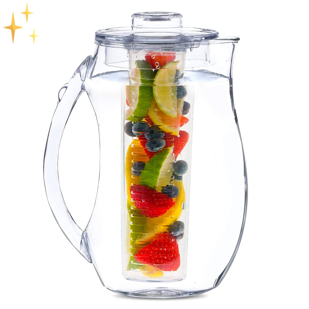 Mirabella Shopping DE 50% RABATT StayHydrated™ Fruit Infuser Pitcher | Erreichen Sie leicht die 1,5 Liter Wasser pro Tag dank eines leckeren, gesunden und natürlichen Fruchtgeschmacks | Vorübergehend 1+1 KOSTENLOS