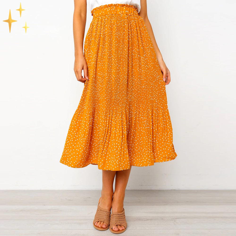 Mirabella Shopping DE Gelb - AUSVERKAUFT / S / 50% RABATT Mirabella™ Norah Midirock | Komfortabel und stilvoll bei warmem Wetter