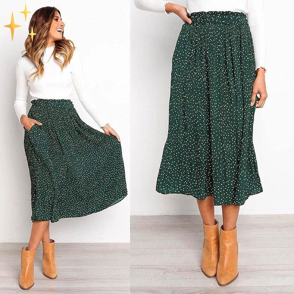 Mirabella Shopping DE Grün / S / 50% RABATT Mirabella™ Norah Midirock | Komfortabel und stilvoll bei warmem Wetter