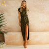 Mirabella Shopping DE KLEID 70% RABATT / Armee Grün / S Mirabella™ Odile Klassisches Sommerkleid | Stilvoll und bequem in jedem Moment
