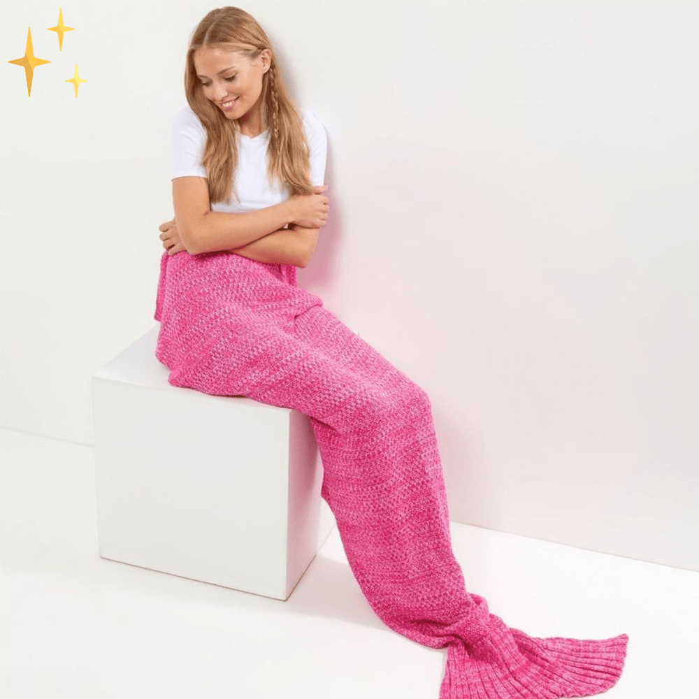 Mirabella Shopping Roze MermaidLife™ Zeemeerminnen Staart Als Deken | Heerlijk Verwarmd En Gezellig Samen Genieten