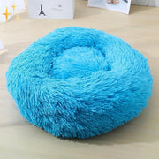Mirabile Shopping DE 200003745 Blau / 40 cm Safe&Warm™ Donut-Bett für Haustiere | Ein herrlich warmes und sicheres Gefühl für Ihr Haustier