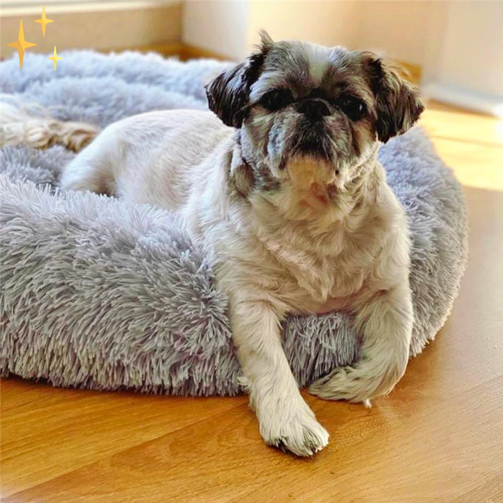 Mirabile Shopping DE 200003745 Safe&Warm™ Donut-Bett für Haustiere | Ein herrlich warmes und sicheres Gefühl für Ihr Haustier