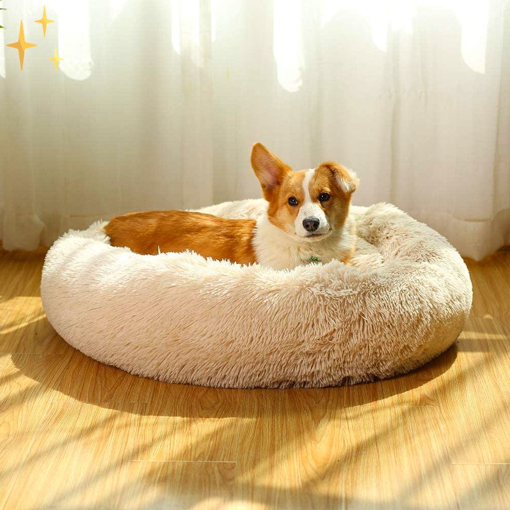 Mirabile Shopping DE 200003745 Safe&Warm™ Donut-Bett für Haustiere | Ein herrlich warmes und sicheres Gefühl für Ihr Haustier