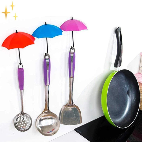 Mirabile Shopping DE 200377144 DutchLife™ Umbrella All-Hangers | Nie wieder Schlüssel verlieren [3 + 3 FREE].