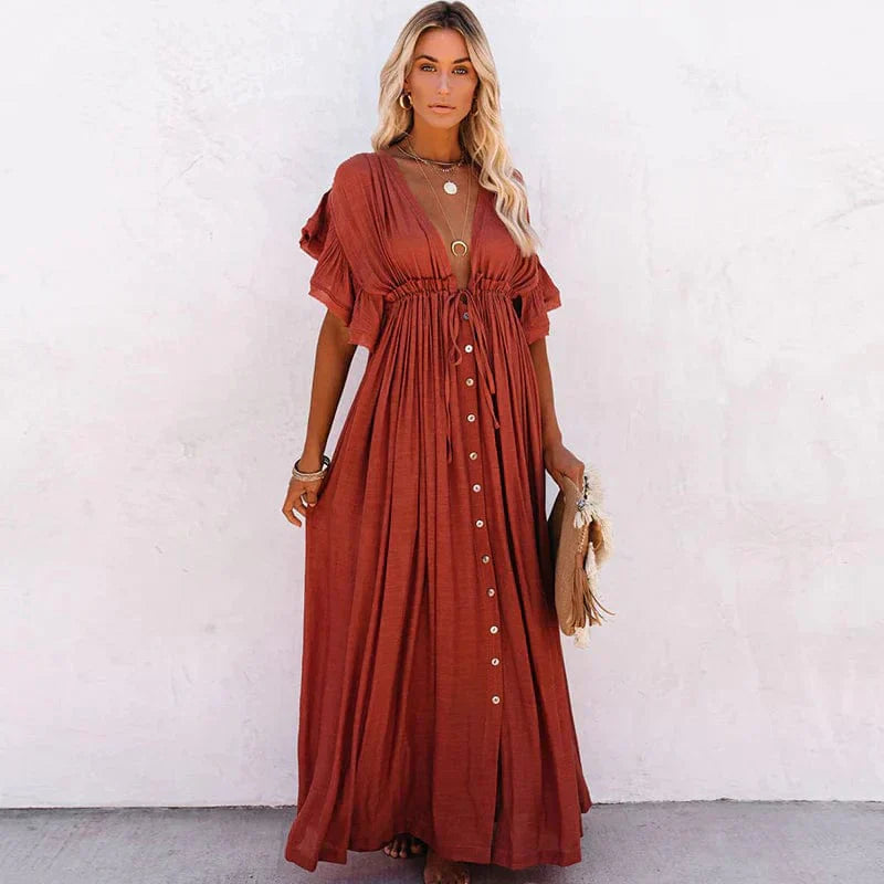 Danica - langes Strandkleid
