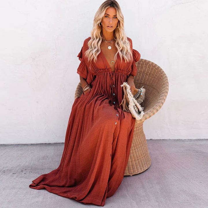 Danica - langes Strandkleid