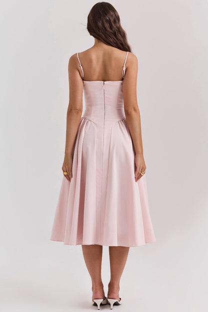 Brantley - Midikleid mit Twill-Korsett