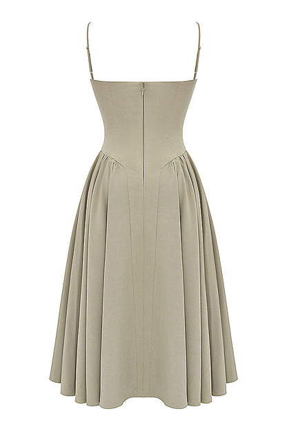 Brantley - Midikleid mit Twill-Korsett