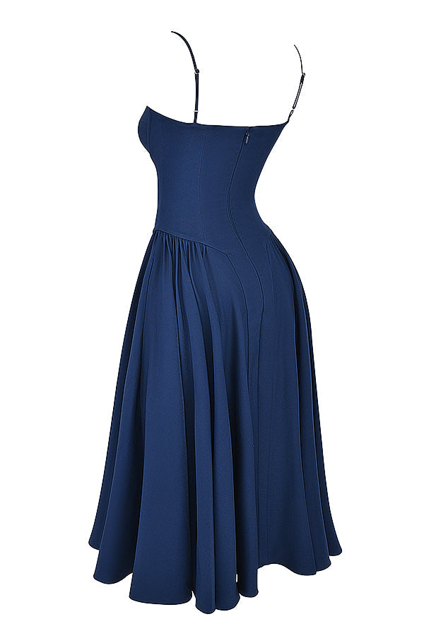 Brantley - Midikleid mit Twill-Korsett
