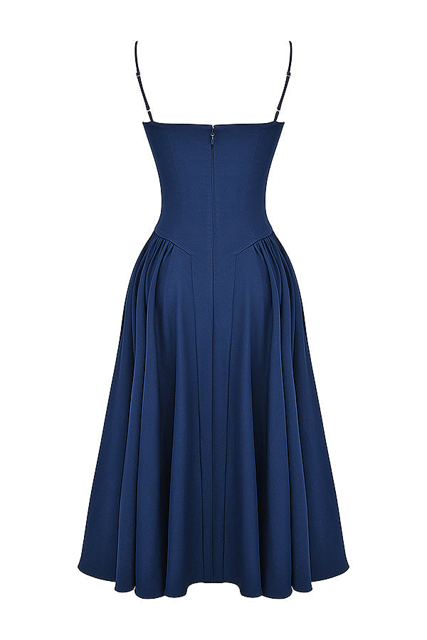 Brantley - Midikleid mit Twill-Korsett