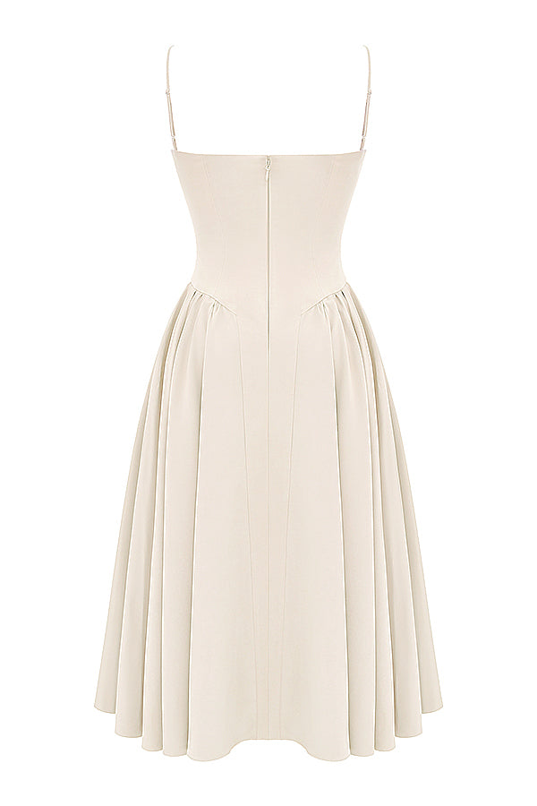 Brantley - Midikleid mit Twill-Korsett