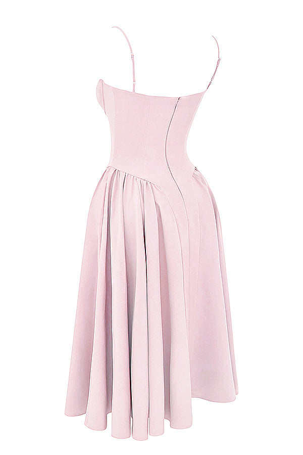 Brantley - Midikleid mit Twill-Korsett