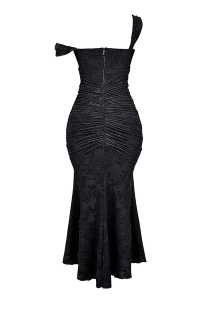 Mylah - Texturiertes Maxikleid