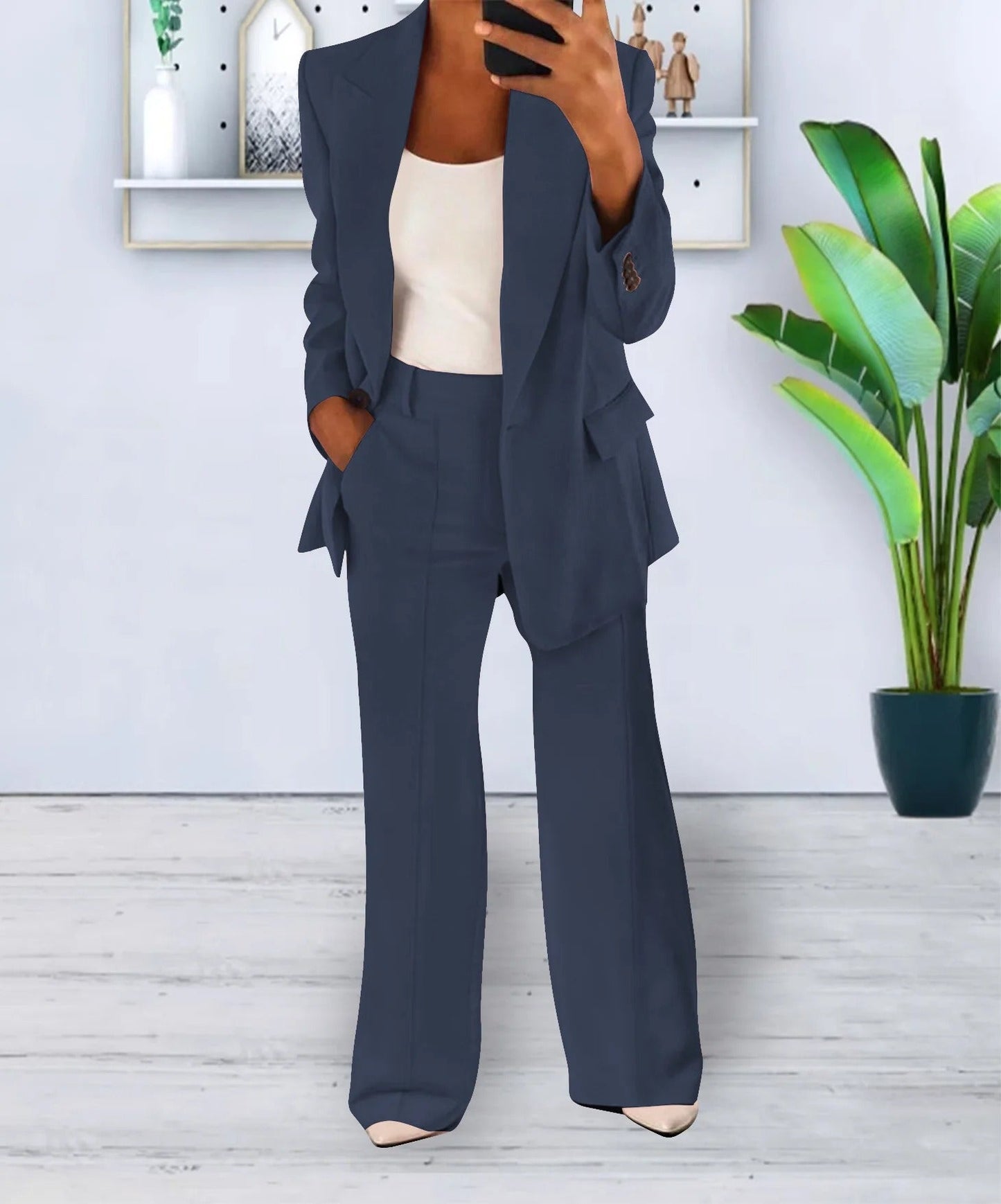 Lily - Maßgeschneiderte Blazer- und Hosenanzug