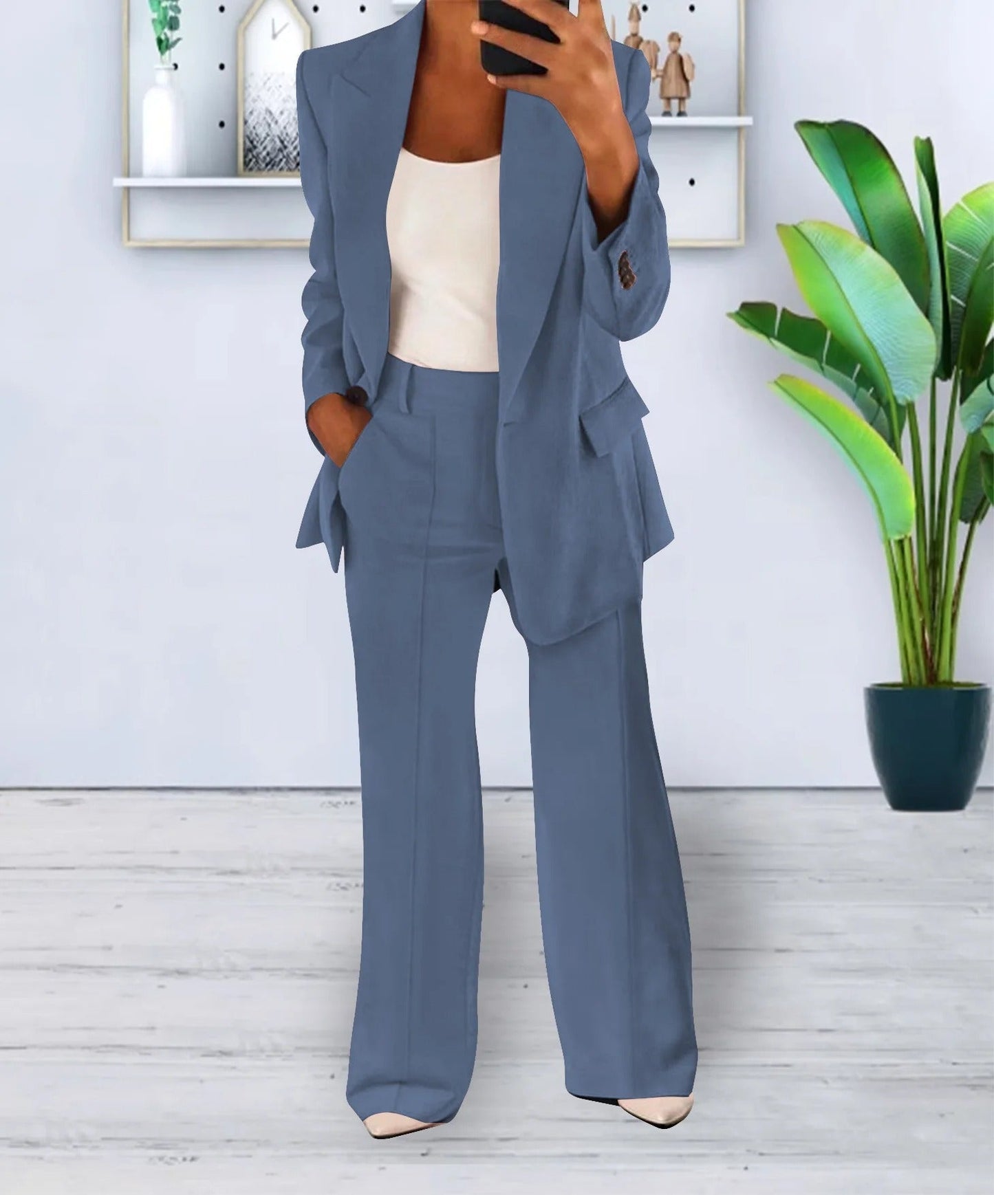 Lily - Maßgeschneiderte Blazer- und Hosenanzug